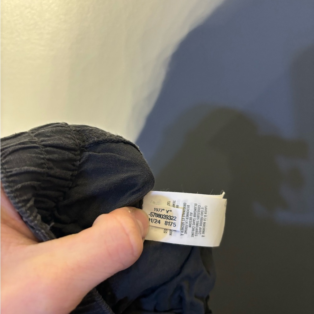 Aerie Pool To Party Wide Leg Linen Blend Trousers Size XS - Picture 7 of 7